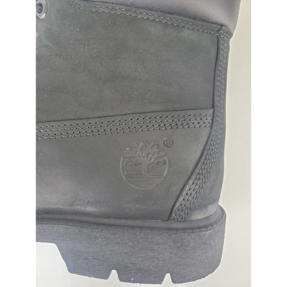 Timberland 6 Inch Classic Boot Black Nubuck Waterproof Boots main image 10